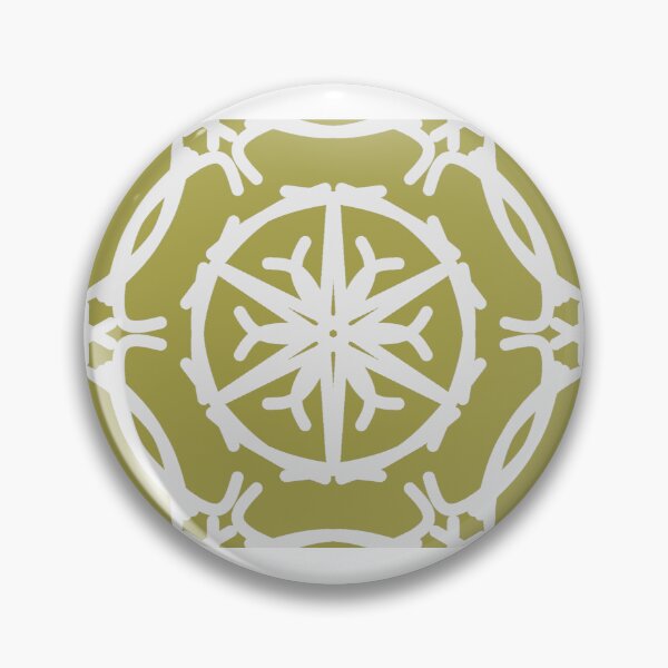 Item preview, Green and white floral pattern  designed and sold by Katisartsshop.