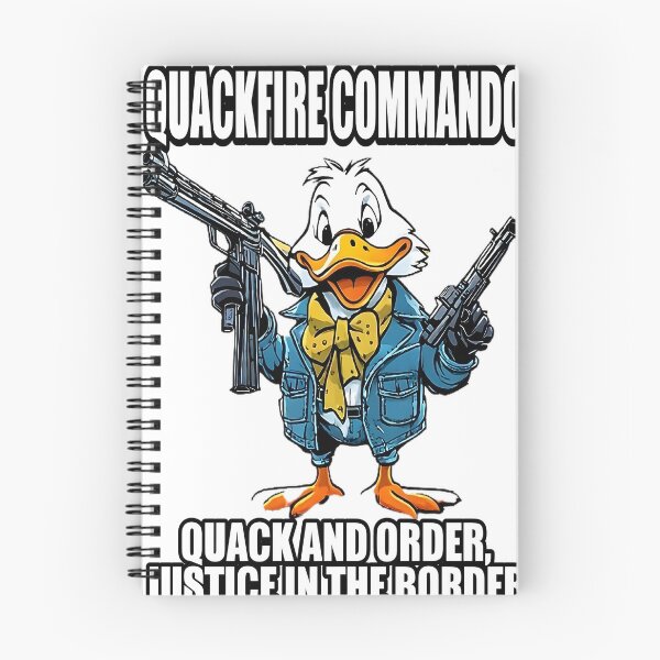 Item preview, Funny Duck Quackfire Commando designed and sold by KitonicTees.