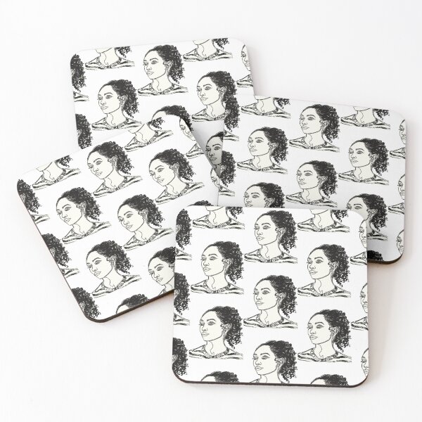 Item preview, Female Portrait Black And White Lines. (Series 1) designed and sold by amoribella-blue.
