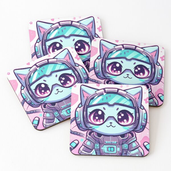 Item preview, Cute cyber kittens 01 designed and sold by Coverex.