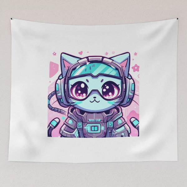 Item preview, Cute cyber kittens 01 designed and sold by Coverex.