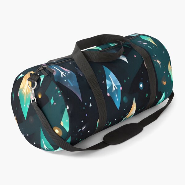 Item preview, Pattern of colorful, fluorescent, bioluminescent diamonds designed and sold by AI-Only Creations.