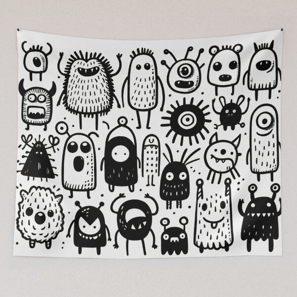 Item preview, Garabatos #01 designed and sold by Tecno-Art-Land.