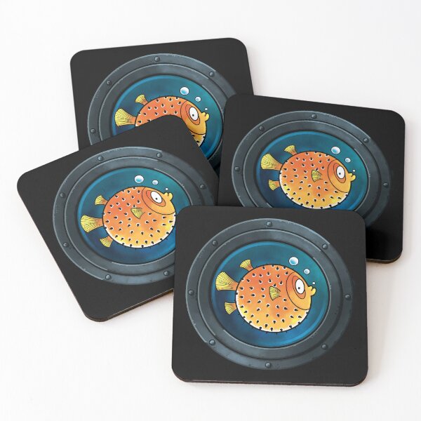 Item preview, Puffer Fish through the Porthole designed and sold by Warren Osborne.