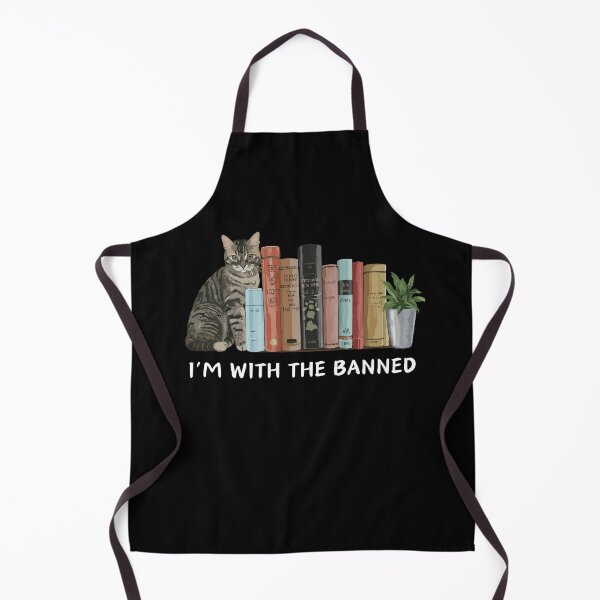 Item preview, I'm with The Banned Books | Banned Books Cat Lover designed and sold by Sofia Rose Design ⭐️⭐️⭐️⭐️⭐️.