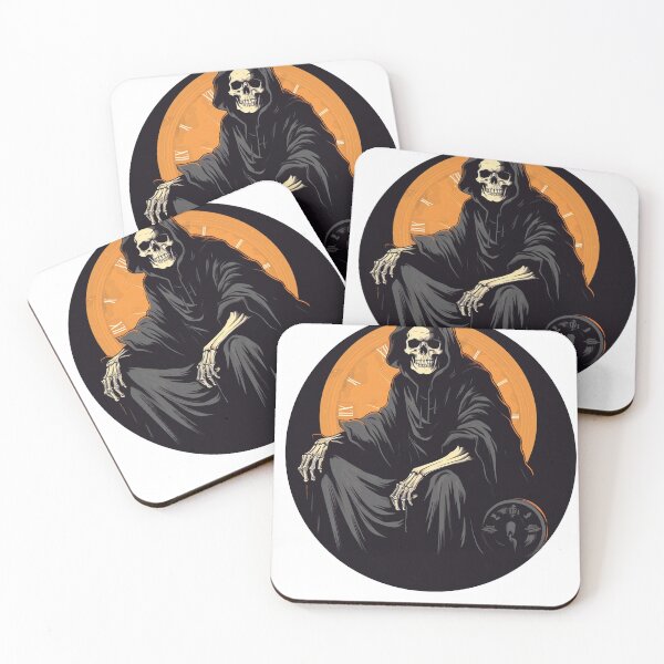 Item preview, "Eternal Countdown: Grim Reaper's Timeless Throne" designed and sold by hunaArtsitic.