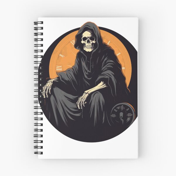 Item preview, "Eternal Countdown: Grim Reaper's Timeless Throne" designed and sold by hunaArtsitic.