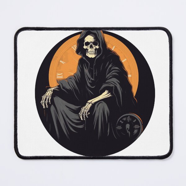 Item preview, "Eternal Countdown: Grim Reaper's Timeless Throne" designed and sold by hunaArtsitic.