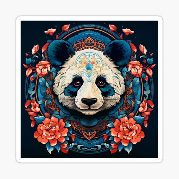 Buy Cute panda mandala art work - with galaxy streaks Handmade Painting by  NIHITHA MAHADEV. Code:ART_7940_69612 - Paintings for Sale online in India.