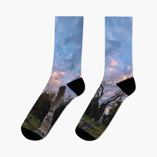 Item preview, Pastel Sunset Sky Over Eastern Cemetery  designed and sold by TwistedP-Photos.