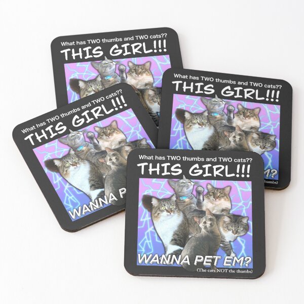 Item preview, Two Thumbs Two Cats designed and sold by jastinamor.