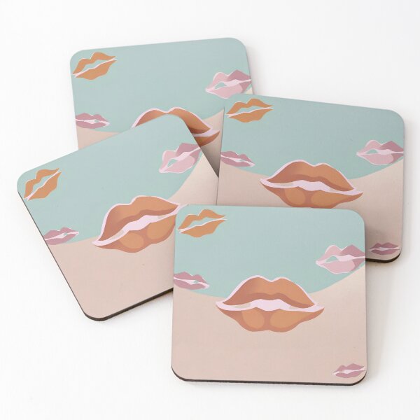 Item preview, Female lips abstract illustration, kiss designed and sold by igvee.