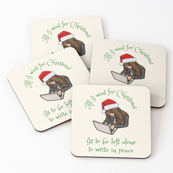 Item preview, All I want for Christmas ... is to be left alone to write in peace. designed and sold by HolidayWriter.