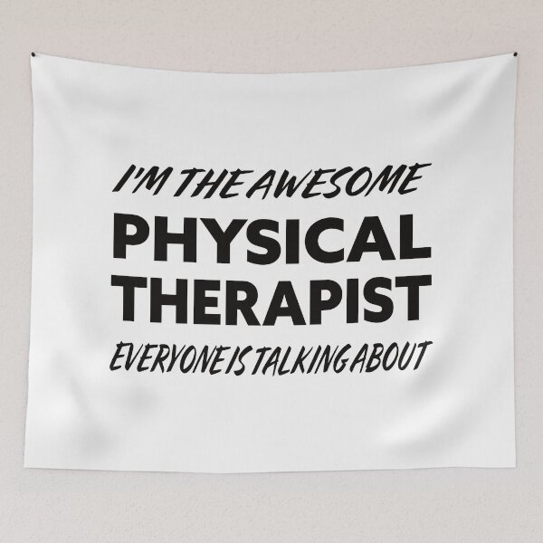 Item preview, I'm The Awesome PHYSICAL THERAPIST Everyone Is Talking About  designed and sold by teecraftstudios.