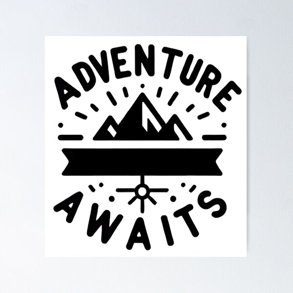 Item preview, Adventure Awaits designed and sold by Timosek.
