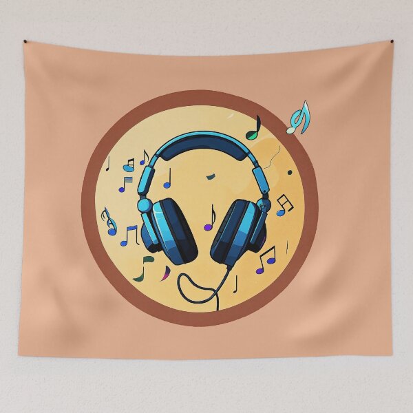 Item preview, Musical Headphones designed and sold by NotesForMusic.