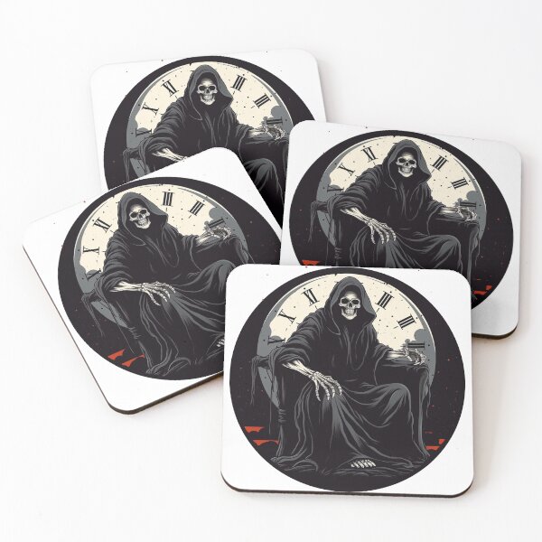 Item preview, "Reckoning Moments: The Grim Reaper's Clockwork Domain" designed and sold by hunaArtsitic.