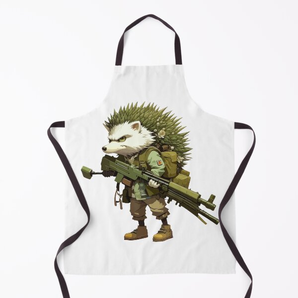 Item preview, Hedgehog machine gunner designed and sold by FantasyVortex.