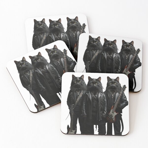 Item preview, Black Cats Rock Band . Rock N Roll  designed and sold by NFL-LIVE .