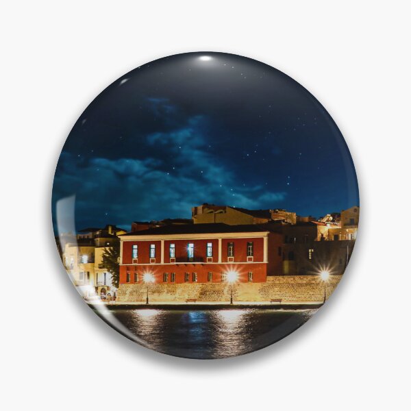Item preview, Old harbour Chania Crete at night with stars!! designed and sold by Tasos Karamalakis.