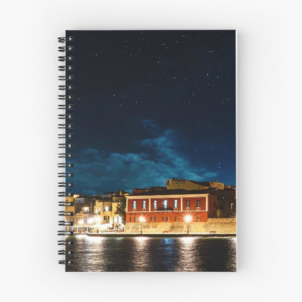 Item preview, Old harbour Chania Crete at night with stars!! designed and sold by Tasos Karamalakis.