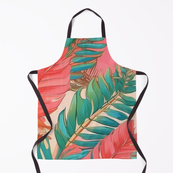 Item preview, Jungle Heaven - Beautiful Watercolor Pastel Tropical Fern Leaves Pattern  designed and sold by SassyArtistry.
