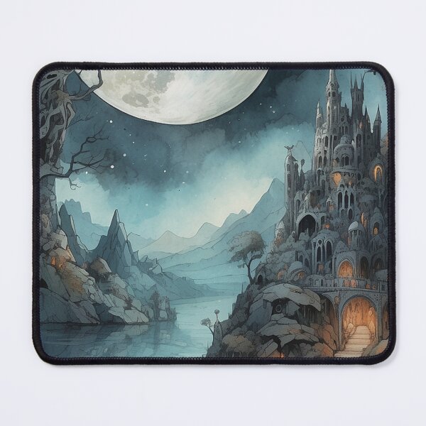 Item preview, Fantasy Landscape No. 1, Akelarre designed and sold by AkelarreDesigns.