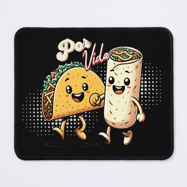Item preview, Taco & Burrito, BFFs Por Vida | Chicano Art designed and sold by jtDigital + StrangeFolk.