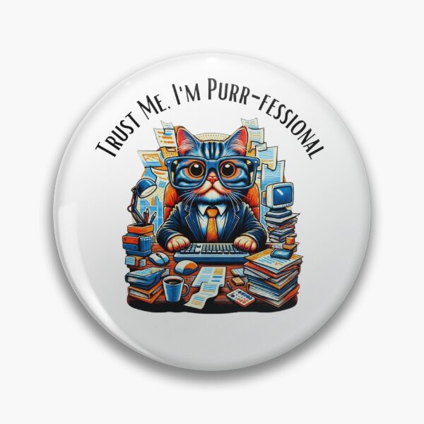 Item preview, Trust Me, I'm Purr-fessional designed and sold by Timosek.
