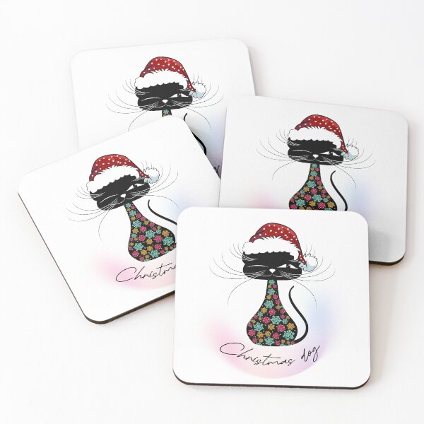 Item preview, christmas cat closeup / Merry Christmas  designed and sold by Butterfly  Effect.