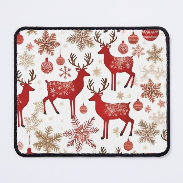 Item preview, Merry Christmas greeting graphic with reindeer and Christmas elements designed and sold by JaroDesign2023.