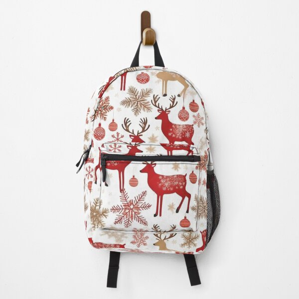 Item preview, Merry Christmas greeting graphic with reindeer and Christmas elements designed and sold by JaroDesign2023.
