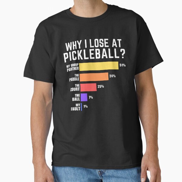 Item preview, Funny Pickleball Humor Why I Lose at Pickleball designed and sold by Anejiron.