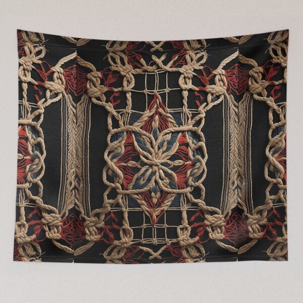 Item preview, clothes on multicolored ropes imitation texture country style designed and sold by Carlos Gudino.
