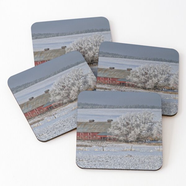 Item preview, Red Barn in Winter designed and sold by alanathrower.