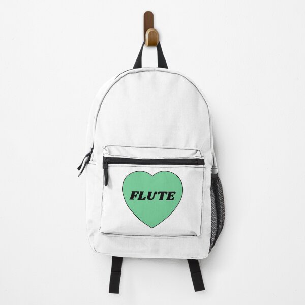 Item preview, I heart flute - I love my flute - flute player musician - flute girl designed and sold by Inspirationmotivation.