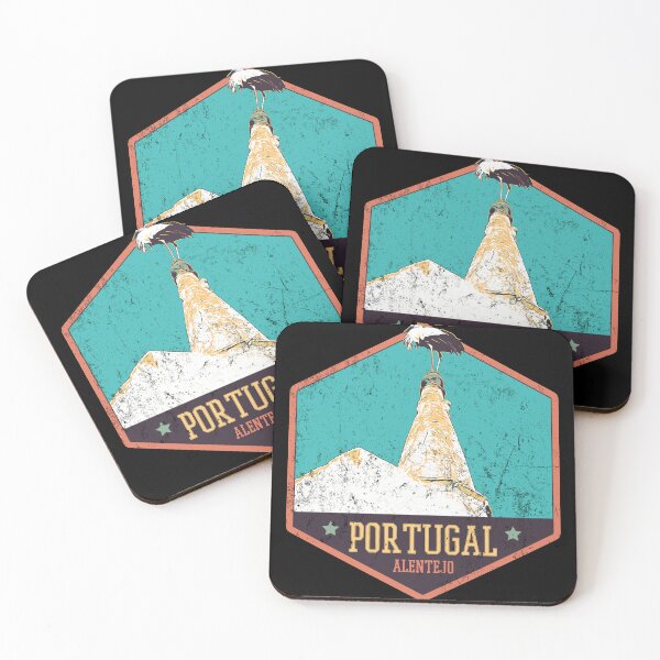 Item preview, Stork in Alentejo Illustration - Portugal Art Print designed and sold by Lemomo-artworks.
