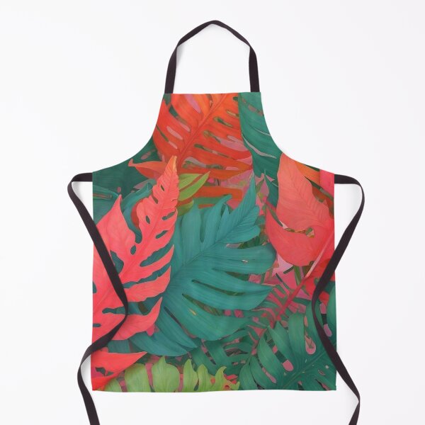 Item preview, Rainbow Jungle - Bright Vibrant Tropical Fern Leaves Pattern  designed and sold by SassyArtistry.