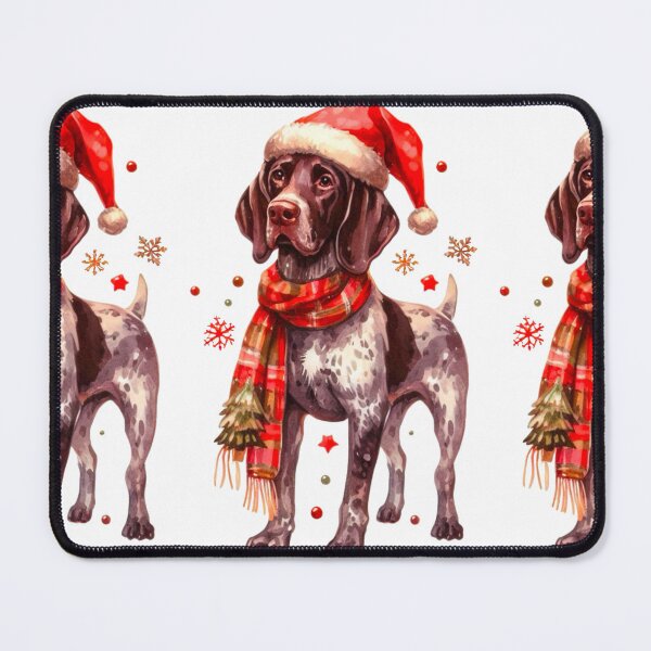 Item preview, German Shorthaired Pointer Dressed for Christmas - GSP Christmas Painting designed and sold by Star-Fragment.