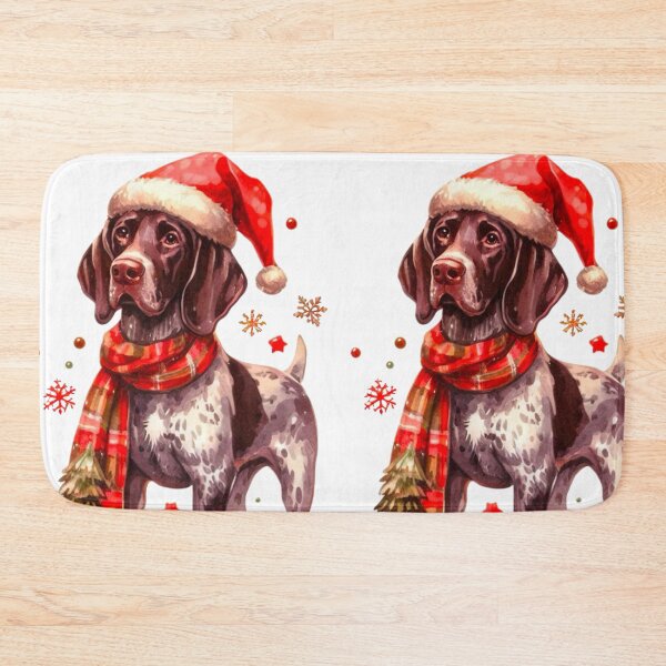 Item preview, German Shorthaired Pointer Dressed for Christmas - GSP Christmas Painting designed and sold by Star-Fragment.