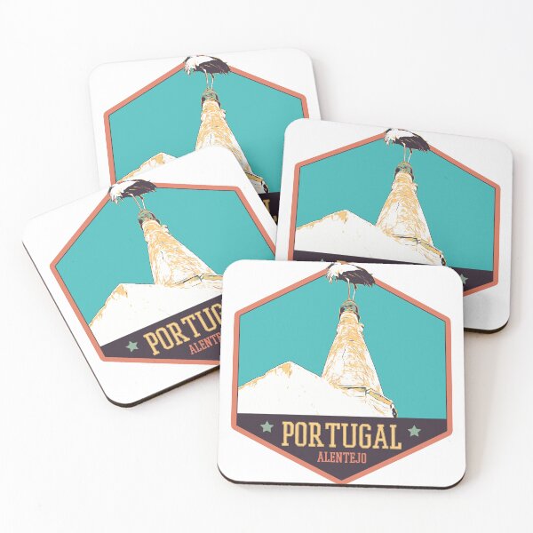 Item preview, Stork in Alentejo Illustration - Portugal Art Print designed and sold by Lemomo-artworks.