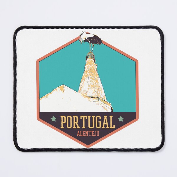 Item preview, Stork in Alentejo Illustration - Portugal Art Print designed and sold by Lemomo-artworks.