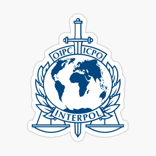 Item preview, INTERPOL International Criminal Police Organization designed and sold by Nostalgia Tees, Stickers, Art & More.