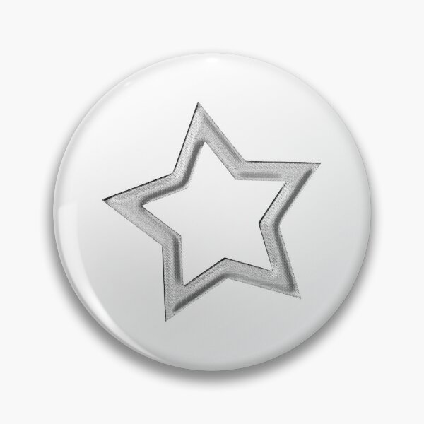 Item preview, ˗ˏˋ ★ ˎˊ˗ Silver Star (Y2k Style) designed and sold by UrbanY2kShop.