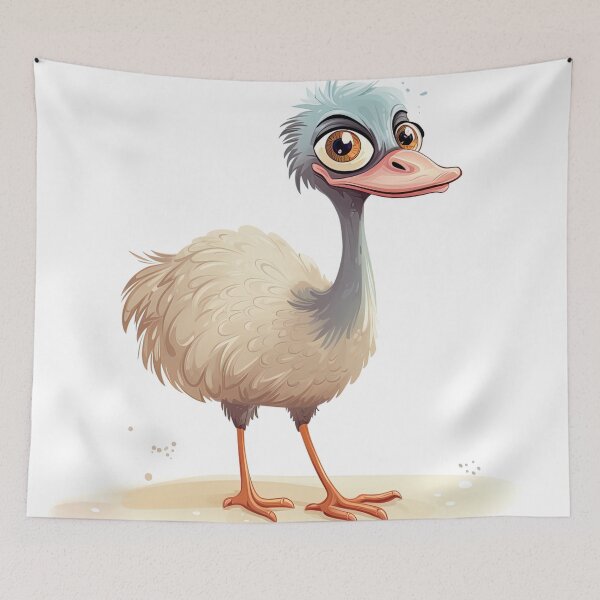 Item preview, Ostrich | cute style designed and sold by ComicsFactory.