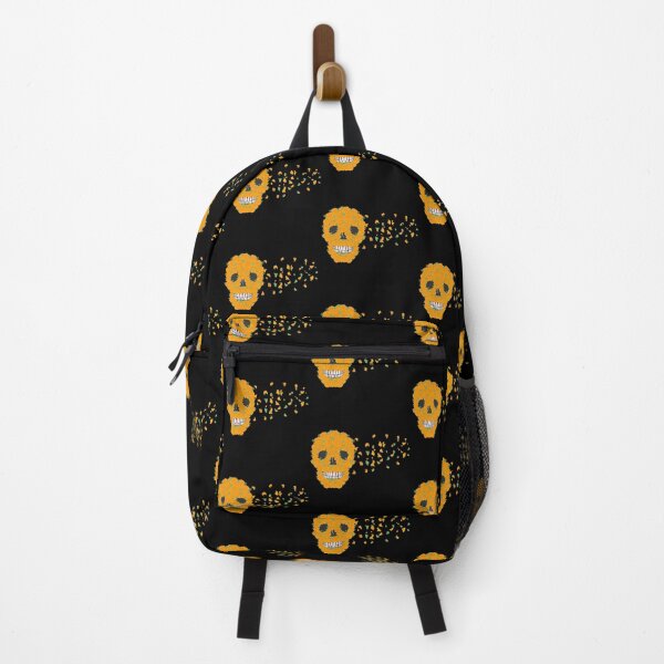 Item preview, Cempasuchil flower skull. designed and sold by angieleeart.