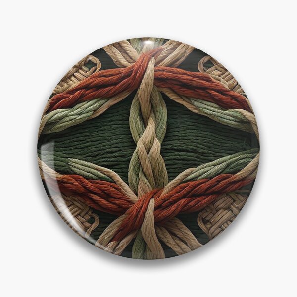 Item preview, Huge Multicolor Knots ropes design country style antique fashion designed and sold by Carlos Gudino.
