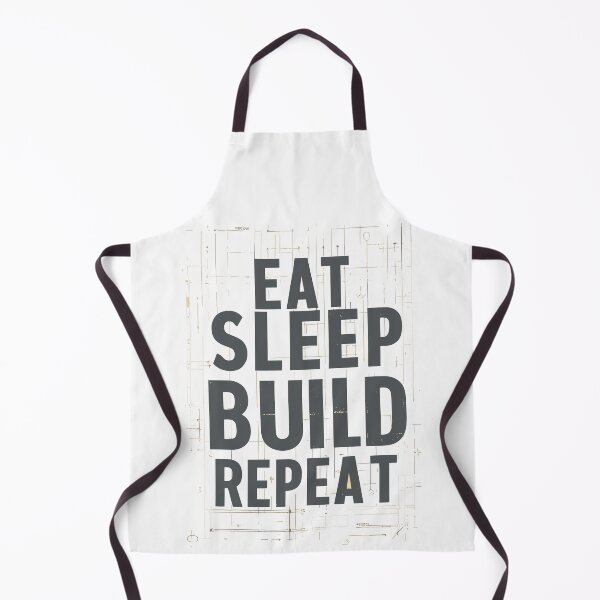Item preview, Eat Sleep Build Repeat designed and sold by bihtti.