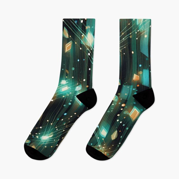 Item preview, Pattern of colorful, fluorescent, bioluminescent diamonds designed and sold by AI-Only Creations.