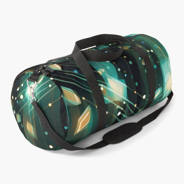 Item preview, Pattern of colorful, fluorescent, bioluminescent diamonds designed and sold by AI-Only Creations.